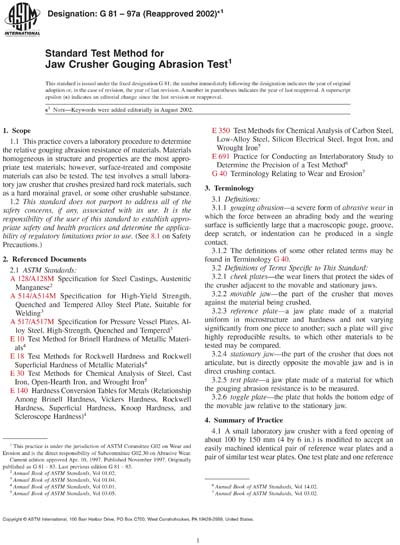 Standards PDF Cover Page
