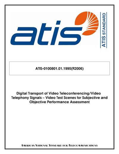 Standards PDF Cover Page
