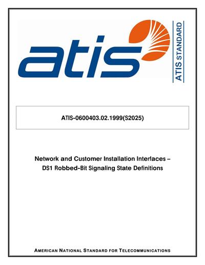 Standards PDF Cover Page