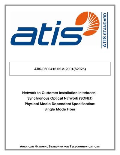 Standards PDF Cover Page