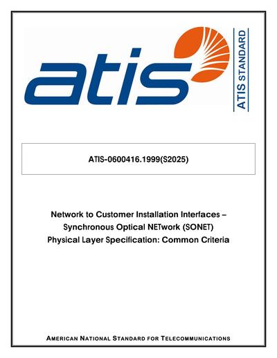 Standards PDF Cover Page