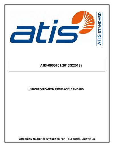 Standards PDF Cover Page
