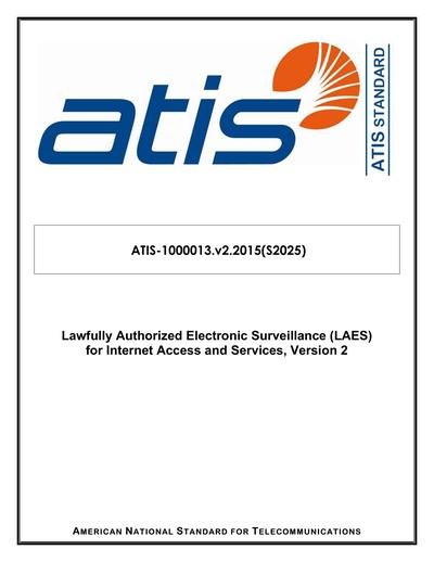 Standards PDF Cover Page