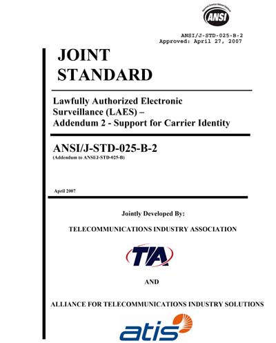 Standards PDF Cover Page