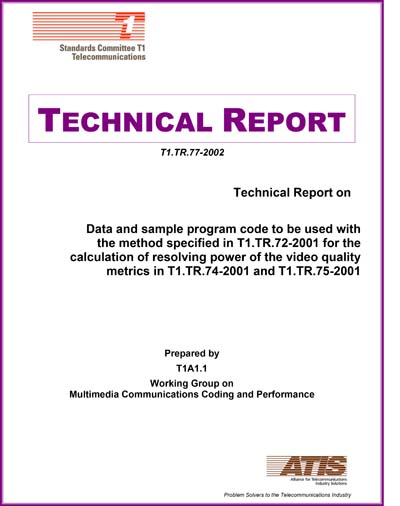 Standards PDF Cover Page
