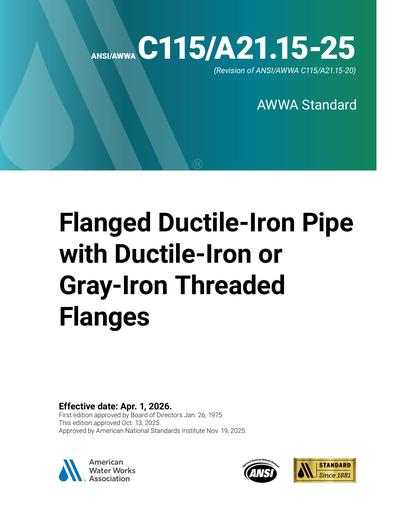Standards PDF Cover Page