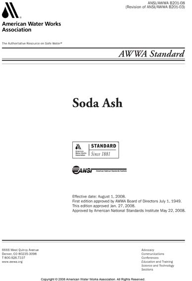 Standards PDF Cover Page