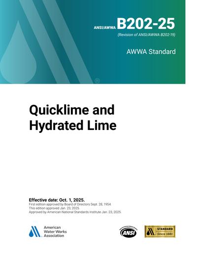 Standards PDF Cover Page