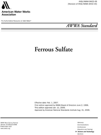 Standards PDF Cover Page