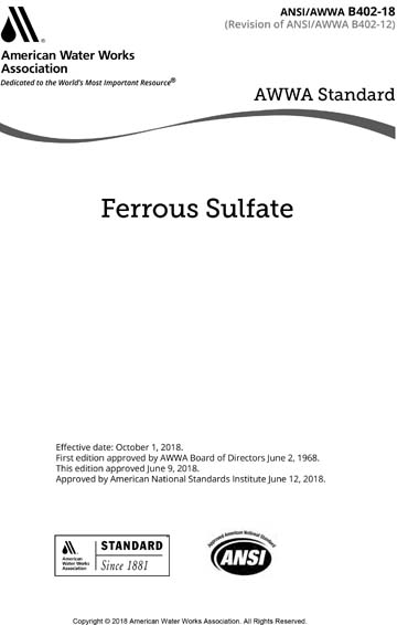 Standards PDF Cover Page