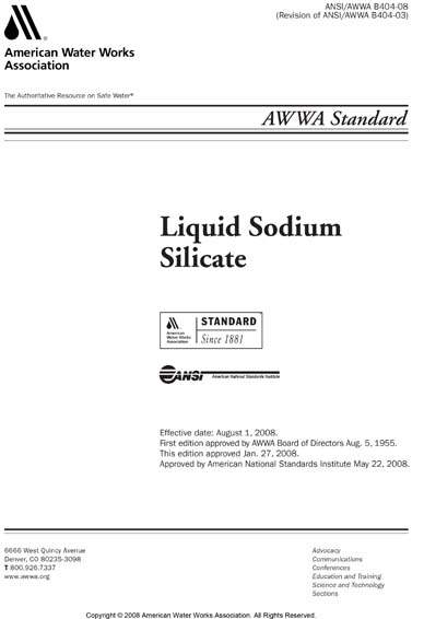 Standards PDF Cover Page