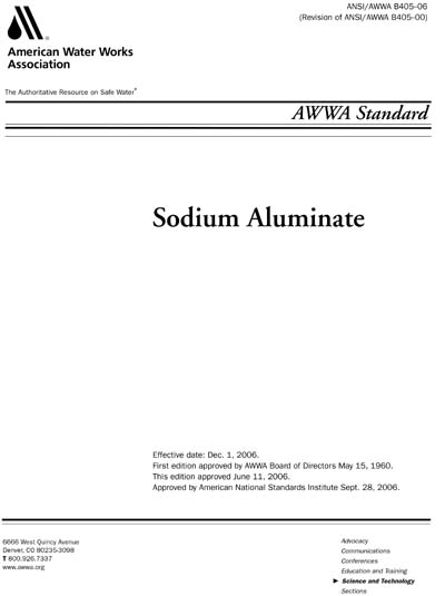 Standards PDF Cover Page