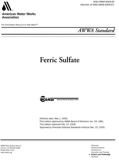 Standards PDF Cover Page