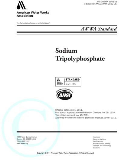 Standards PDF Cover Page