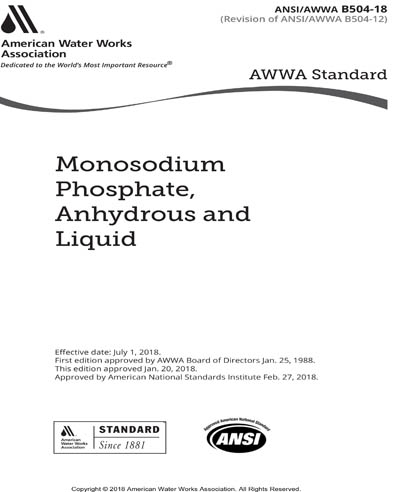 Standards PDF Cover Page