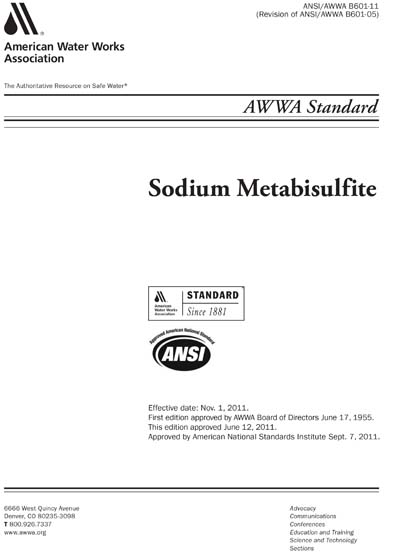 Standards PDF Cover Page