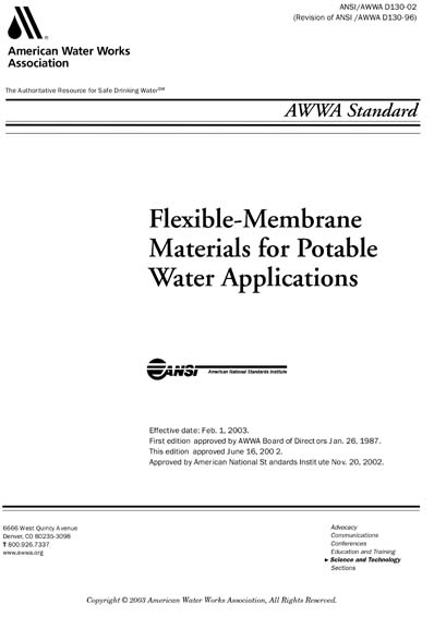 Standards PDF Cover Page