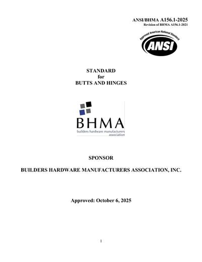 Standards PDF Cover Page