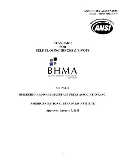 Standards PDF Cover Page