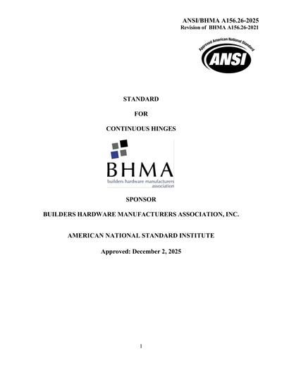 Standards PDF Cover Page