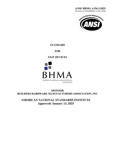 Standards PDF Cover Page