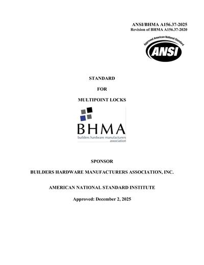 Standards PDF Cover Page