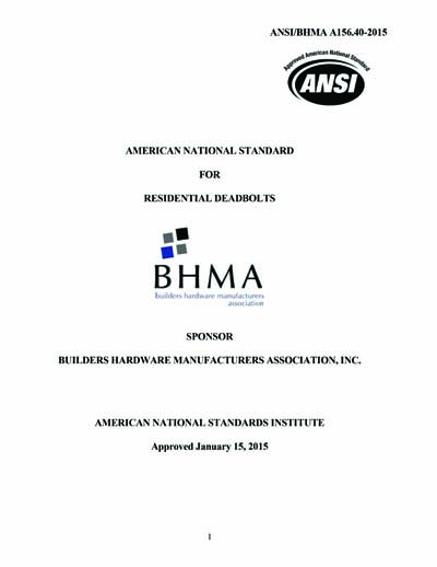 Standards PDF Cover Page