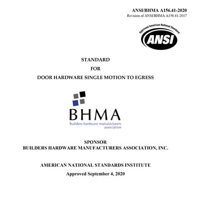 Standards PDF Cover Page