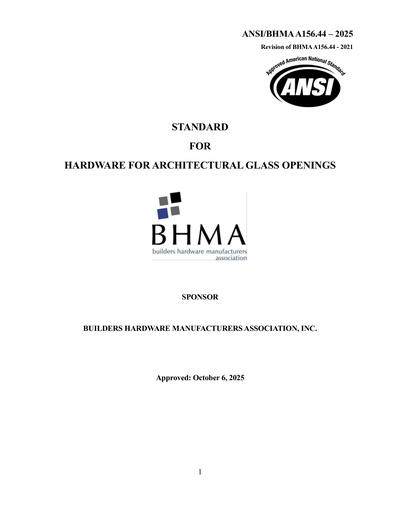 Standards PDF Cover Page