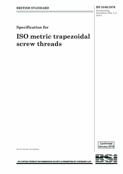 Standards PDF Cover Page