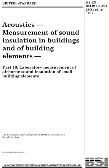 Standards PDF Cover Page