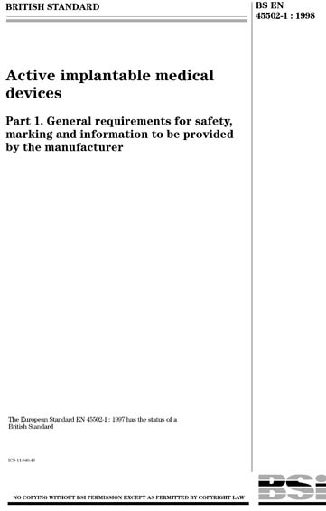 Standards PDF Cover Page