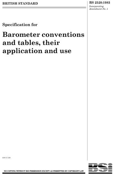 Standards PDF Cover Page