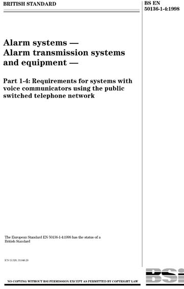 Standards PDF Cover Page