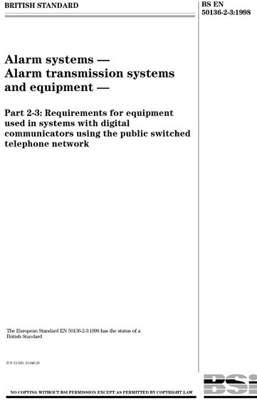 Standards PDF Cover Page