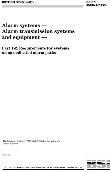 Standards PDF Cover Page