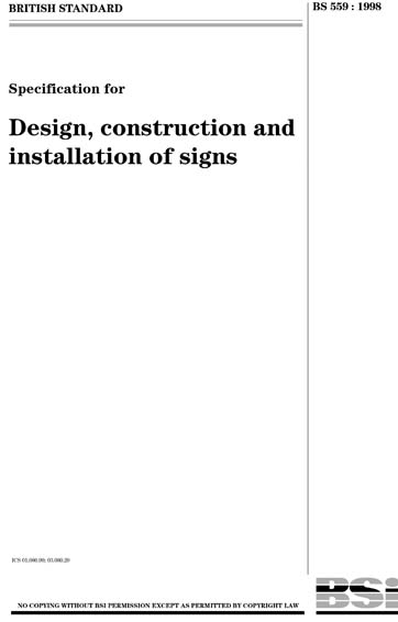 BS 559:1998 - Specification for design, construction and installation ...