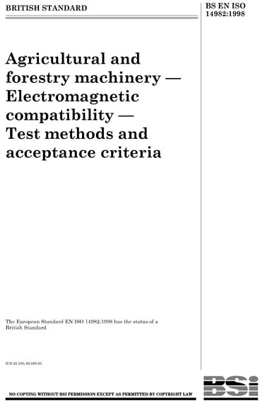 Standards PDF Cover Page