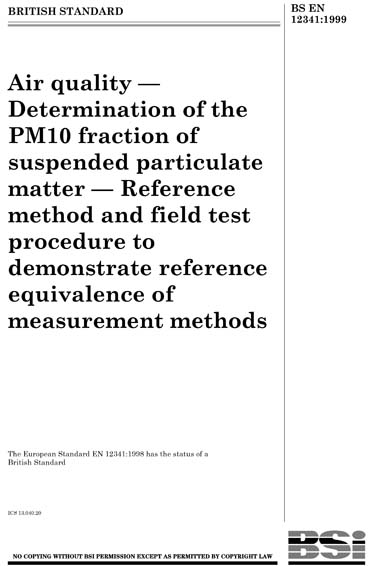 Standards PDF Cover Page