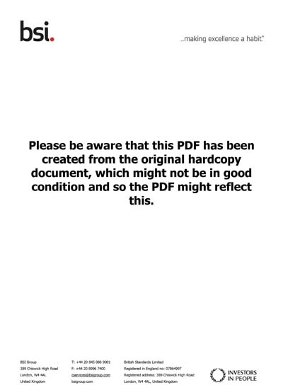 Standards PDF Cover Page