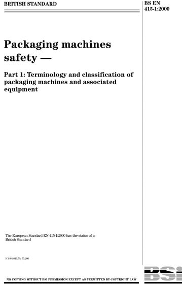 Standards PDF Cover Page