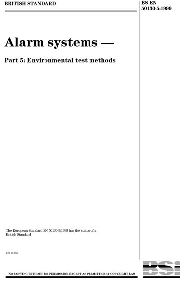 Standards PDF Cover Page