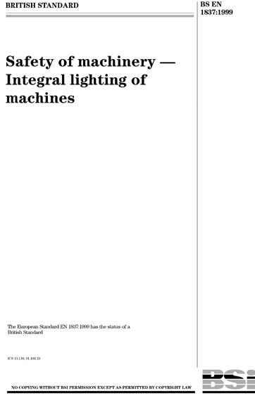 Standards PDF Cover Page