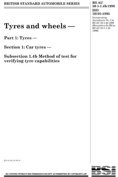 Standards PDF Cover Page