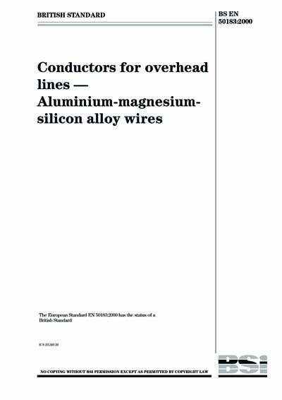 Standards PDF Cover Page