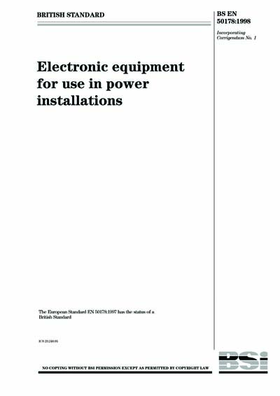 Standards PDF Cover Page