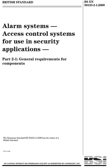 Standards PDF Cover Page