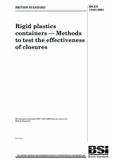 Standards PDF Cover Page
