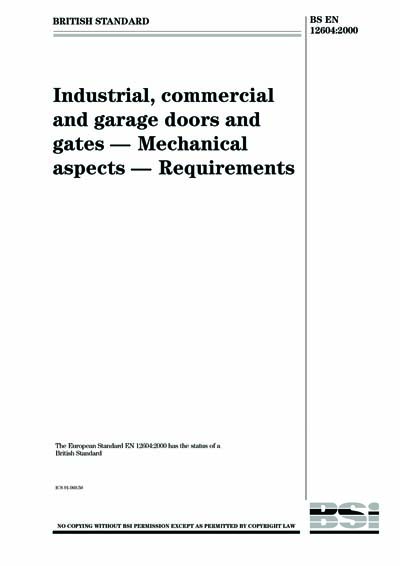 Standards PDF Cover Page