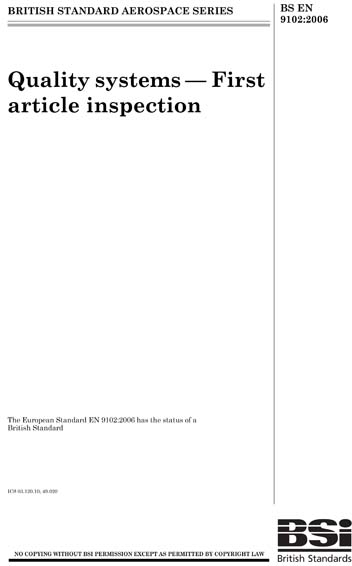 Standards PDF Cover Page